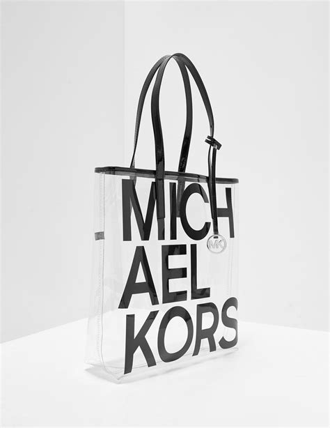 the tote bag michael kors|michael kors transparent bag.